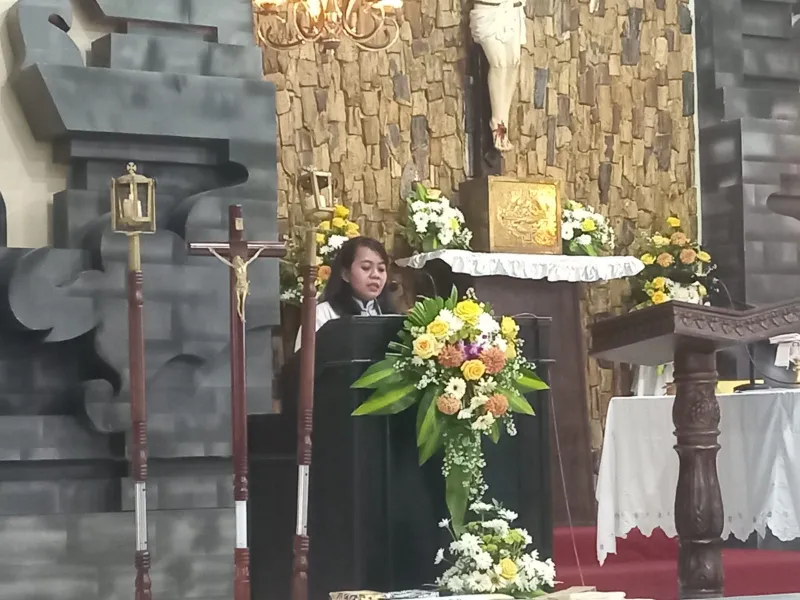 Misa Hari Raya Paskah di Paroki TDGY Macanan, Romo Yustinus: Rencana Tuhan Itu Membahagiakan