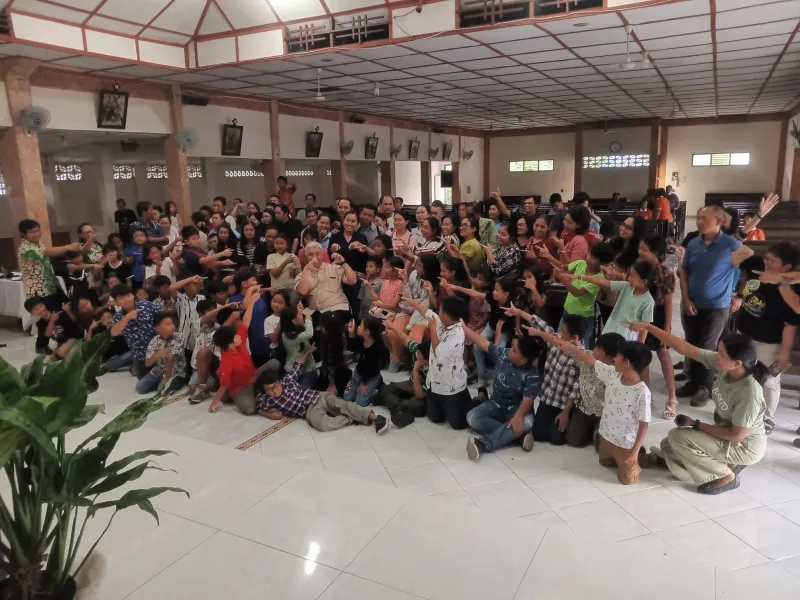 Rekoleksi Calon Komuni Pertama di Paroki Macanan Tekankan Peran Keluarga dan Kasih Perkawinan