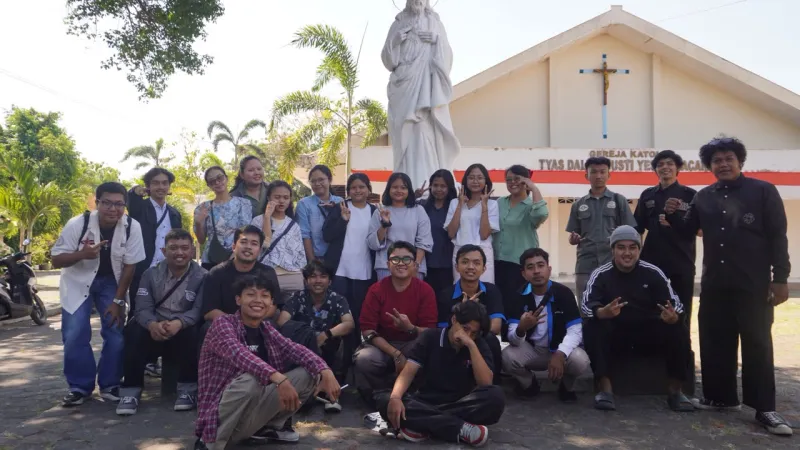 OMK Jogja Timur Rayon Sleman Anjangsana ke Paroki Macanan, Perkuat Persaudaraan dan Sinergi Pelayanan Kaum Muda